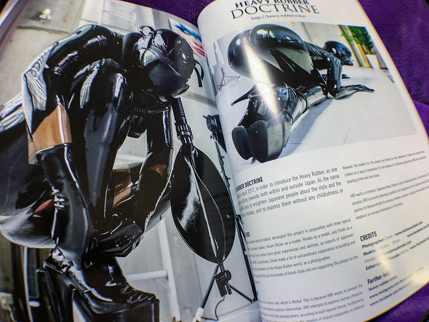 Media coverage: Our magazine"DOCTRINE" was featured in the HEAVY RUBBER No.39.